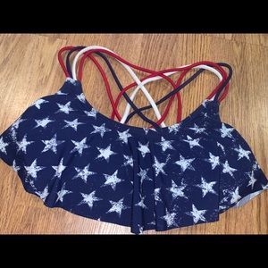 American Flag swim suit